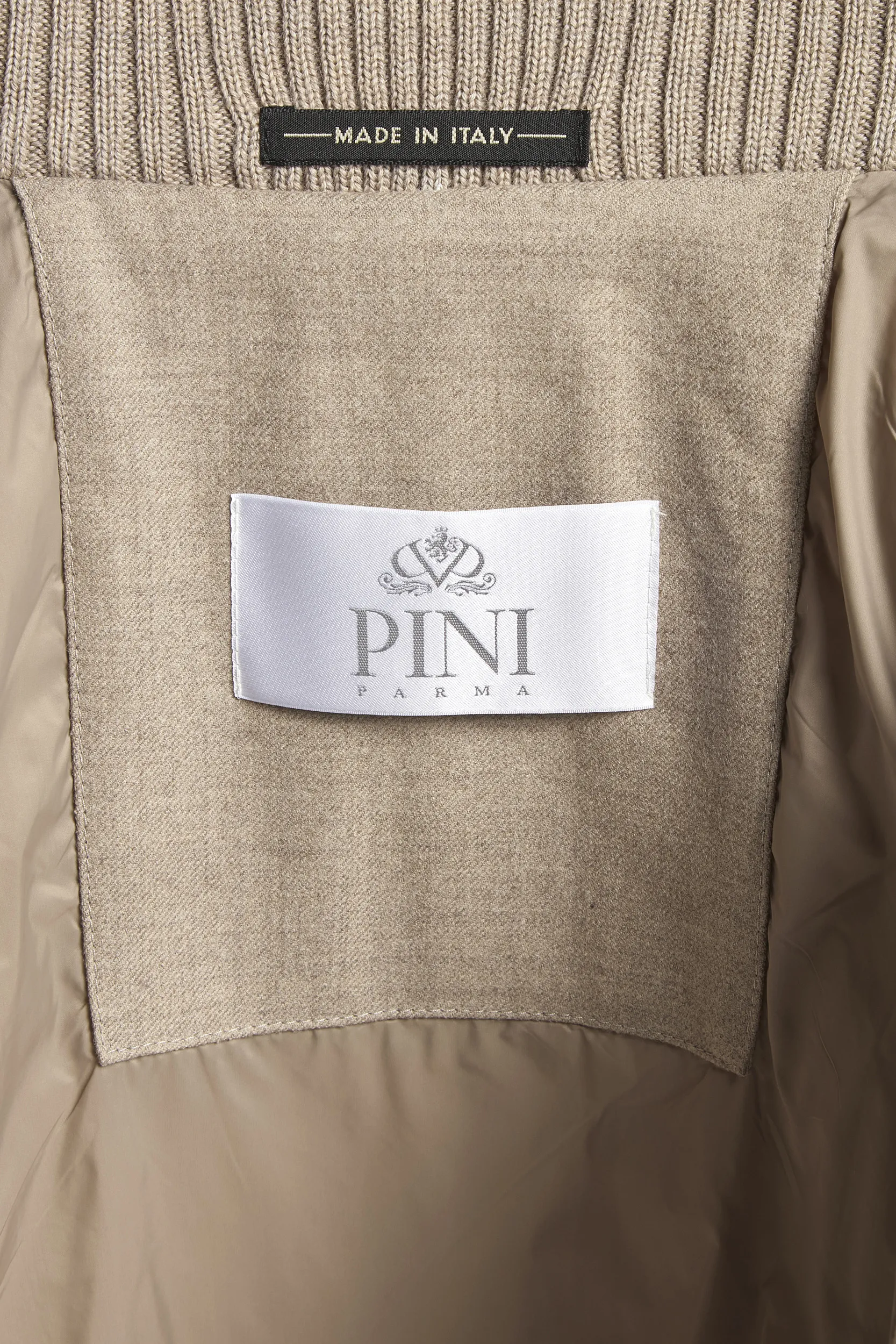 Beige quilted vest - Made in Italy - Image 4