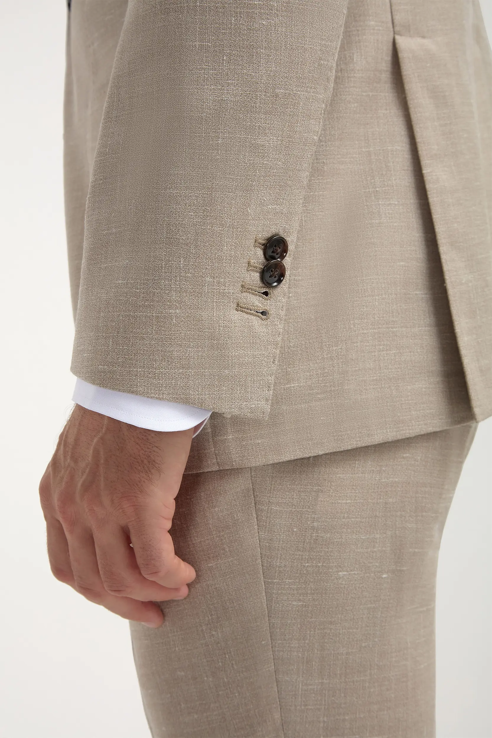 Beige Suit - Made in Italy - Image 4