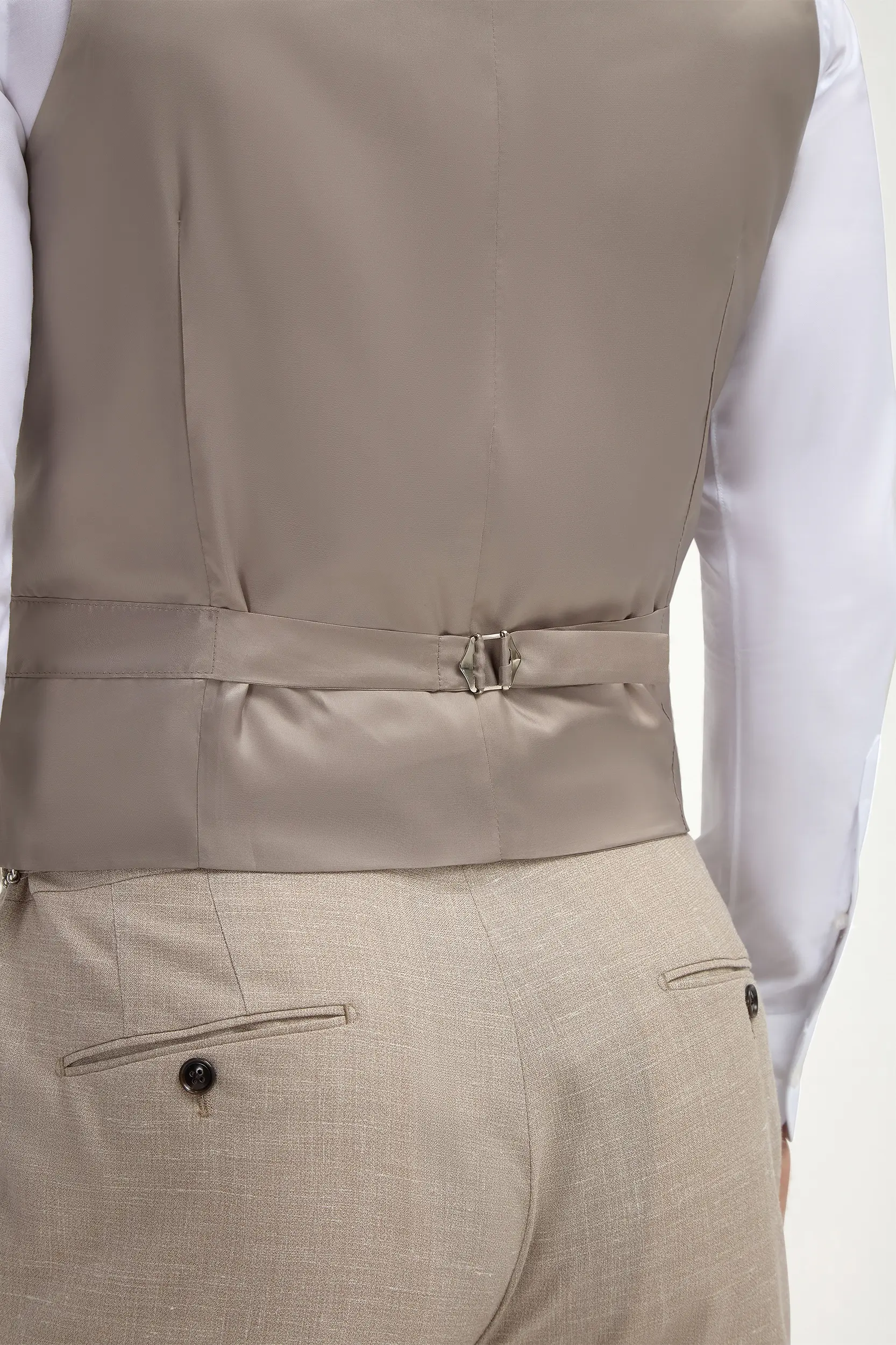 Beige waistcoat - Made in Italy - Image 3