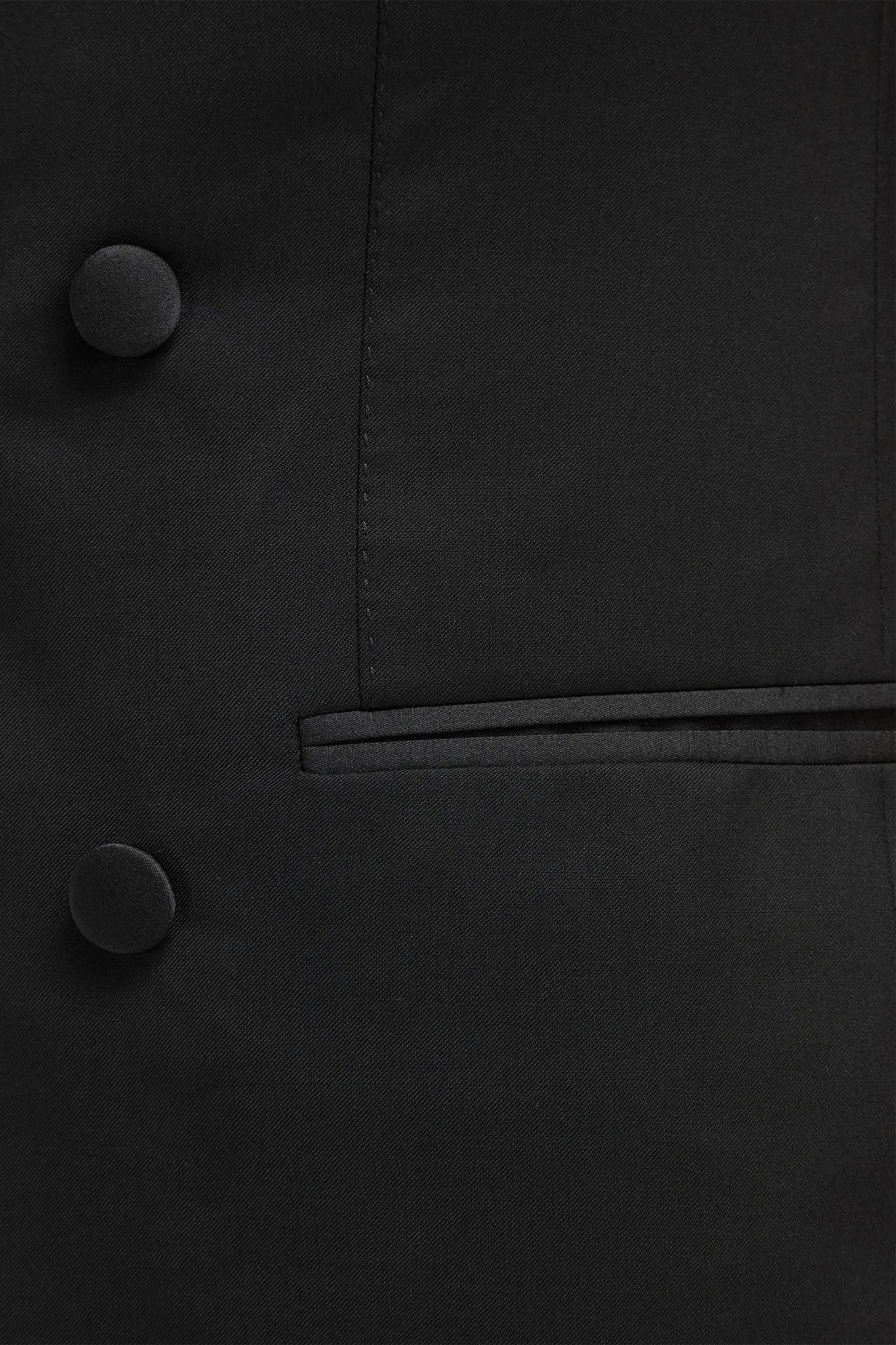 Black double breasted tuxedo - Made in Italy - Image 2