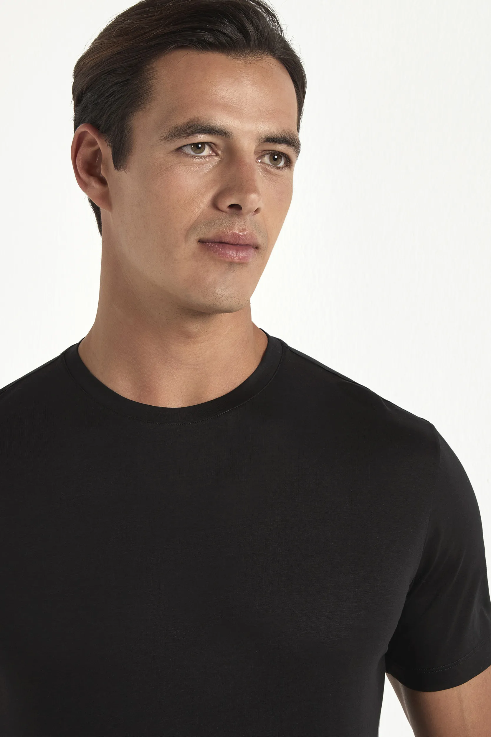 Black jersey t-shirt - Made in Italy - Image 3
