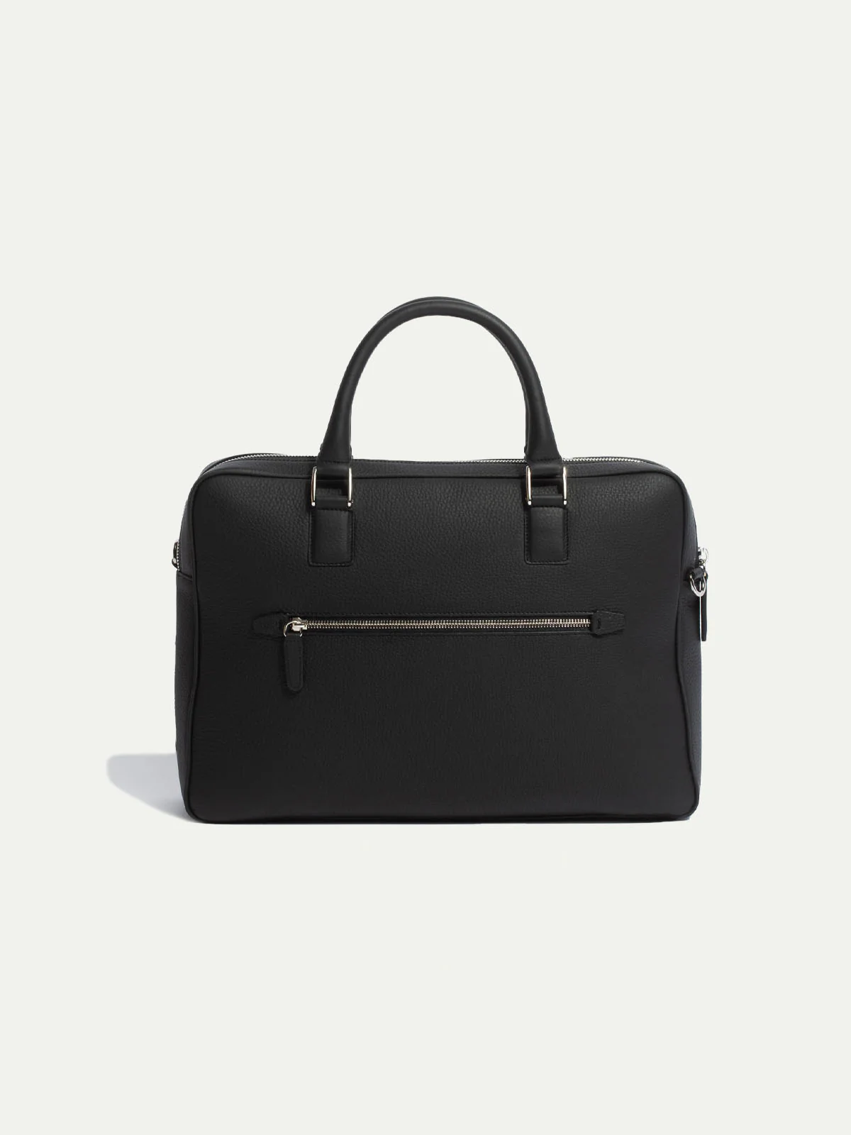 Black leather briefcase - Made in Italy - Image 3