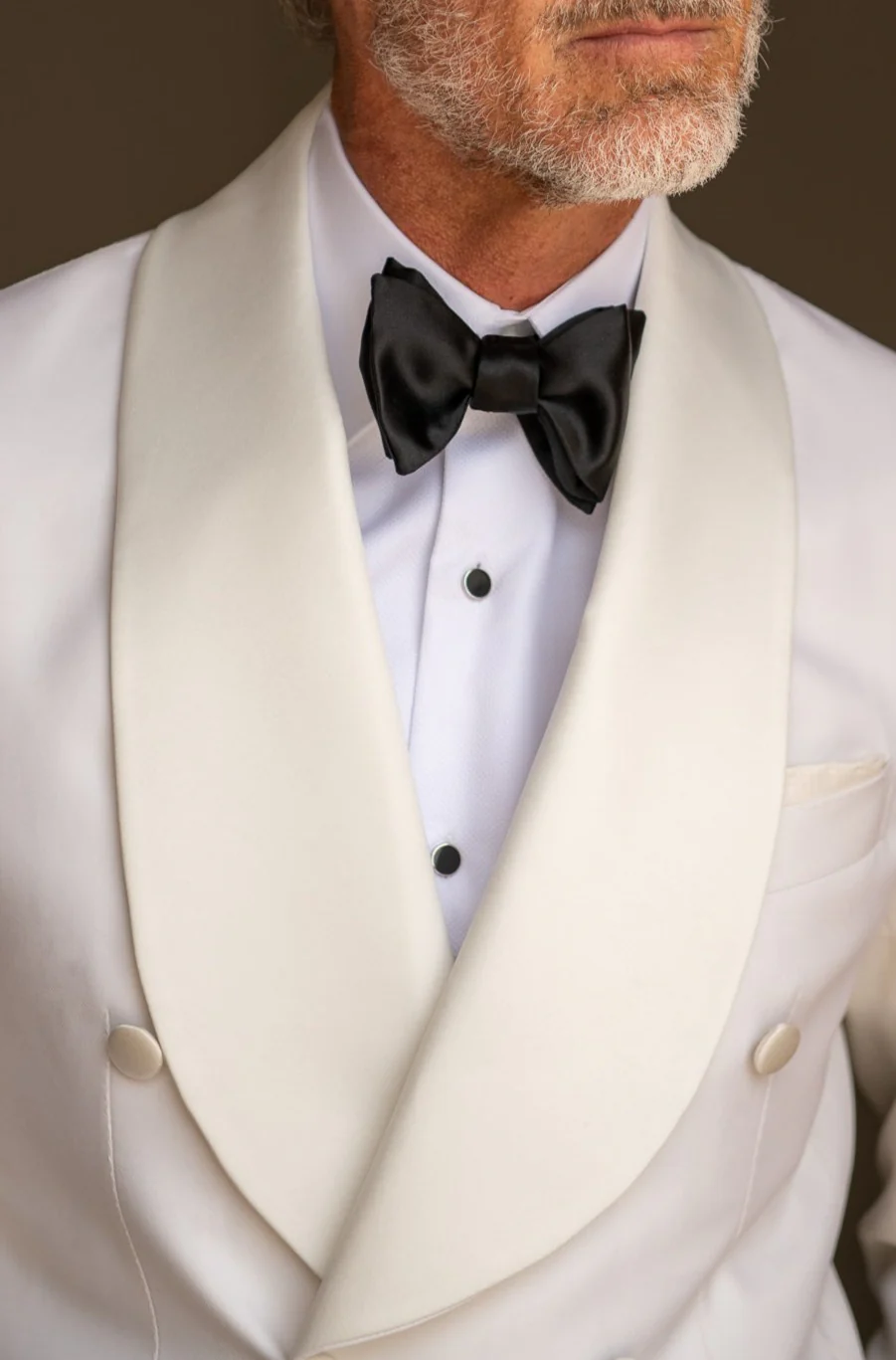 Black silk self-tie bow tie - Made In Italy - Image 3