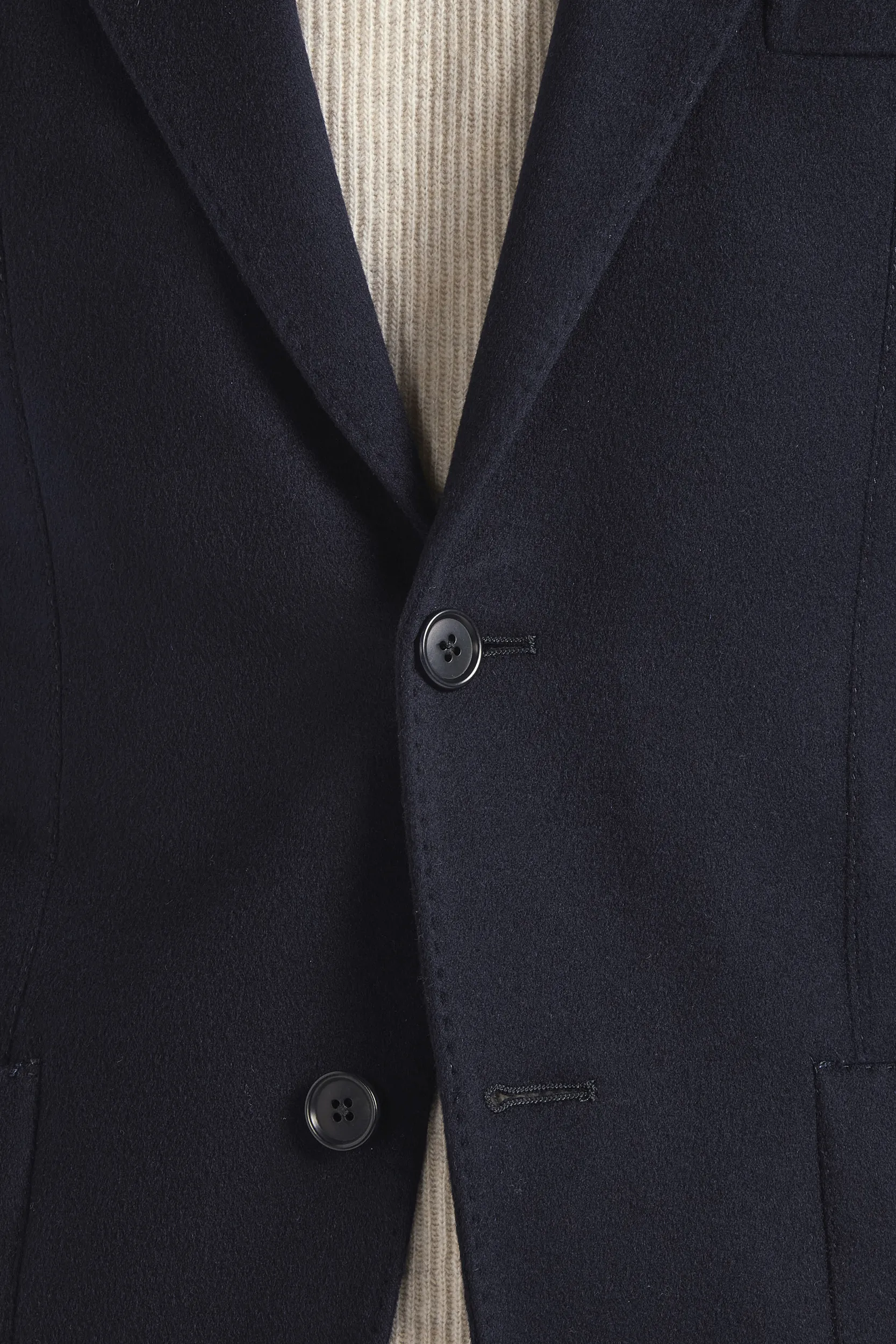 Blue jacket in cashmere - Made in Italy - Image 3