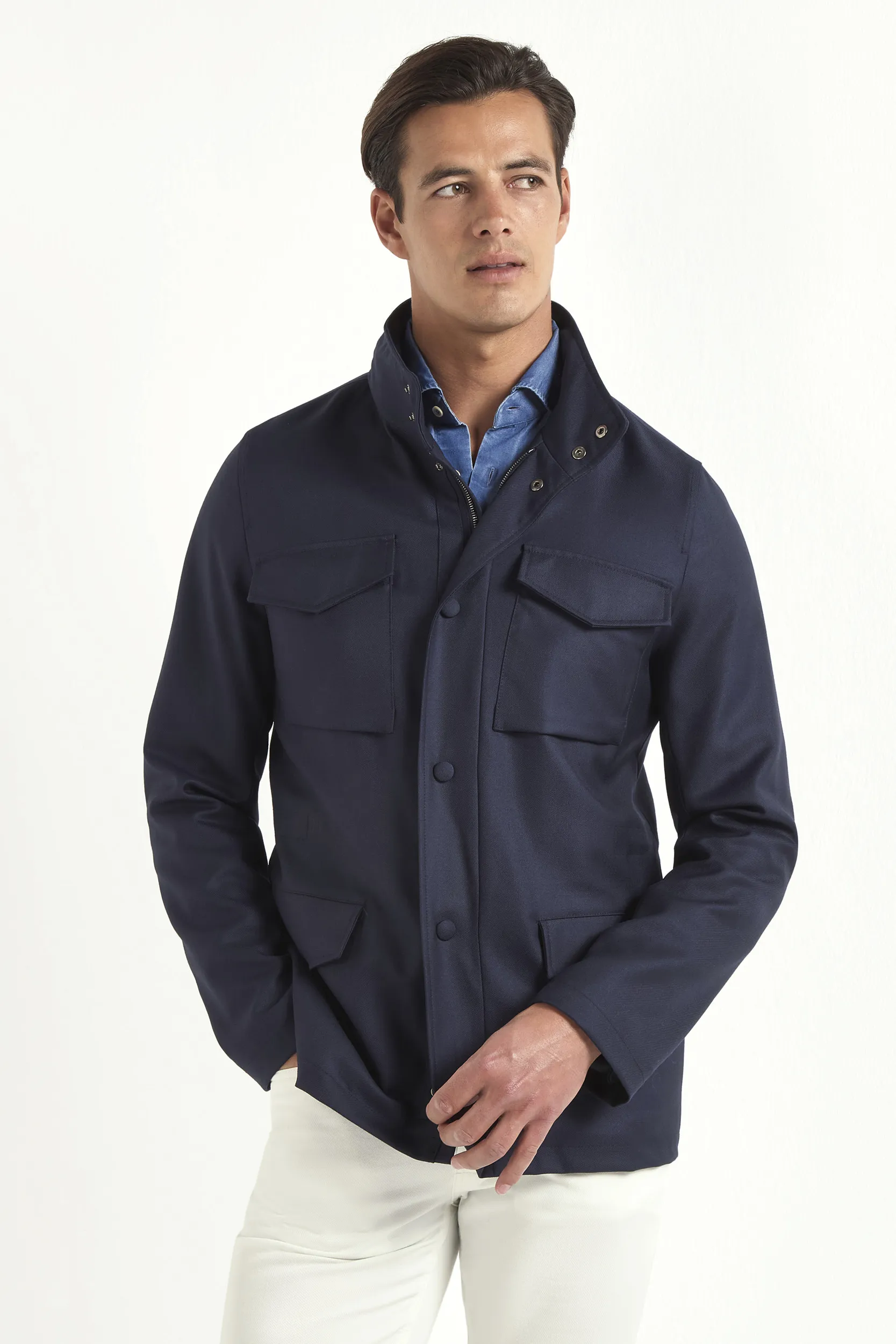 Blue field jacket - Made in Italy - Image 5
