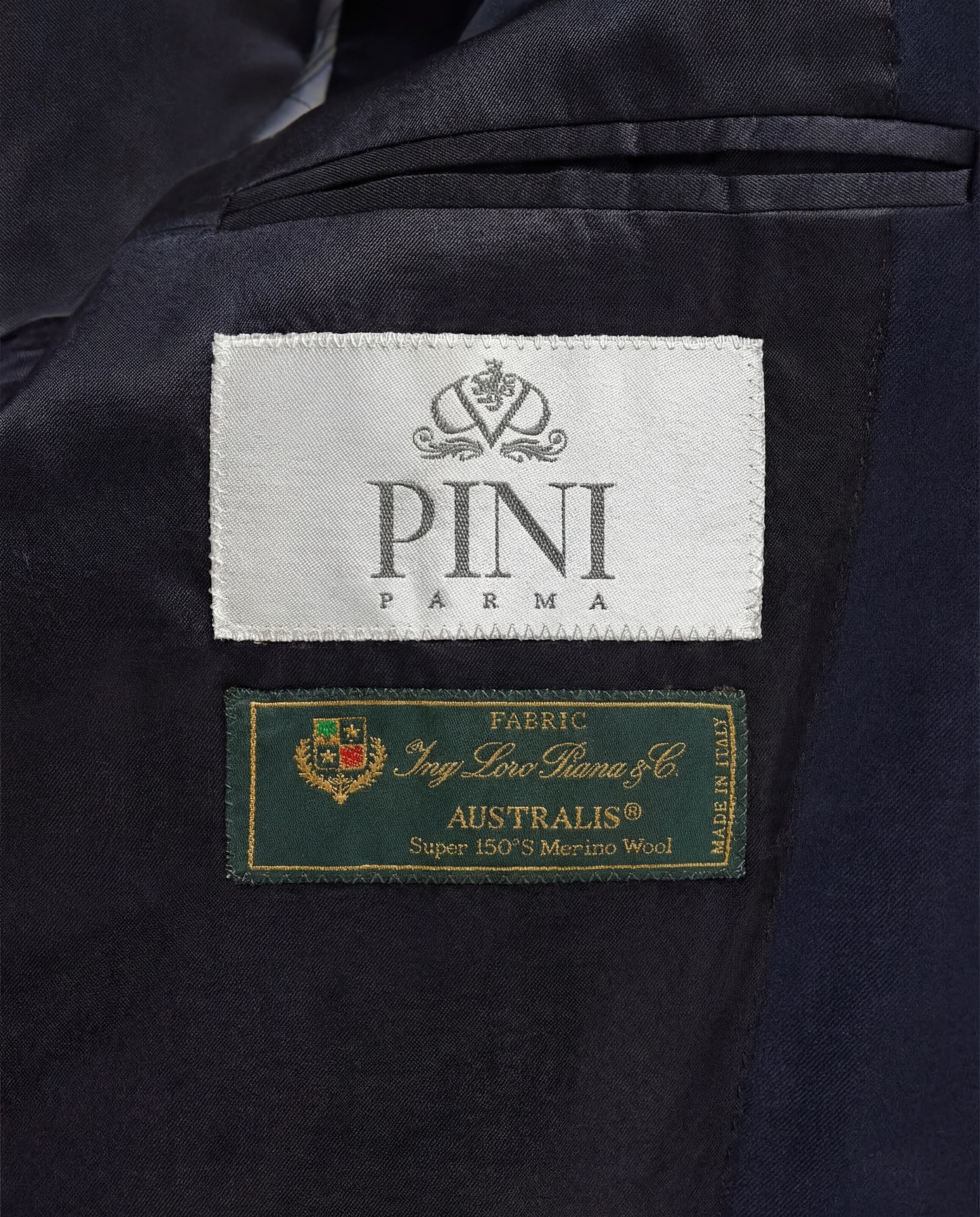 Blue Full Canvas Suit - Made in Italy - Image 3