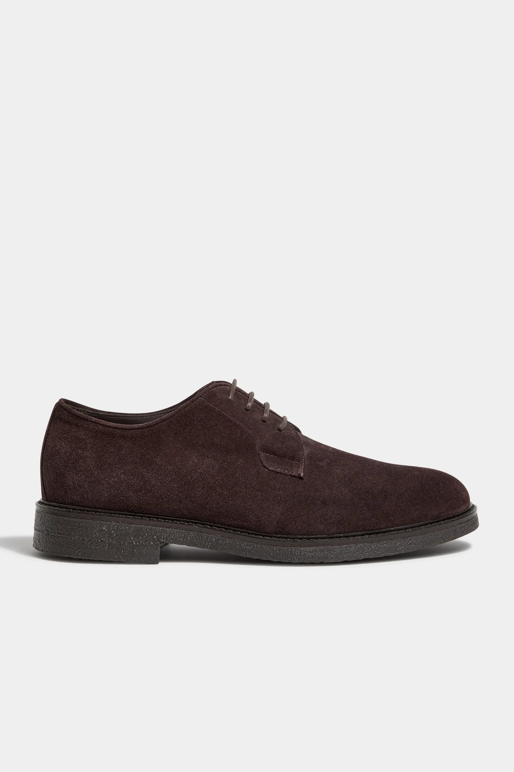 Brown suede Derby - Made in Italy - Image 3