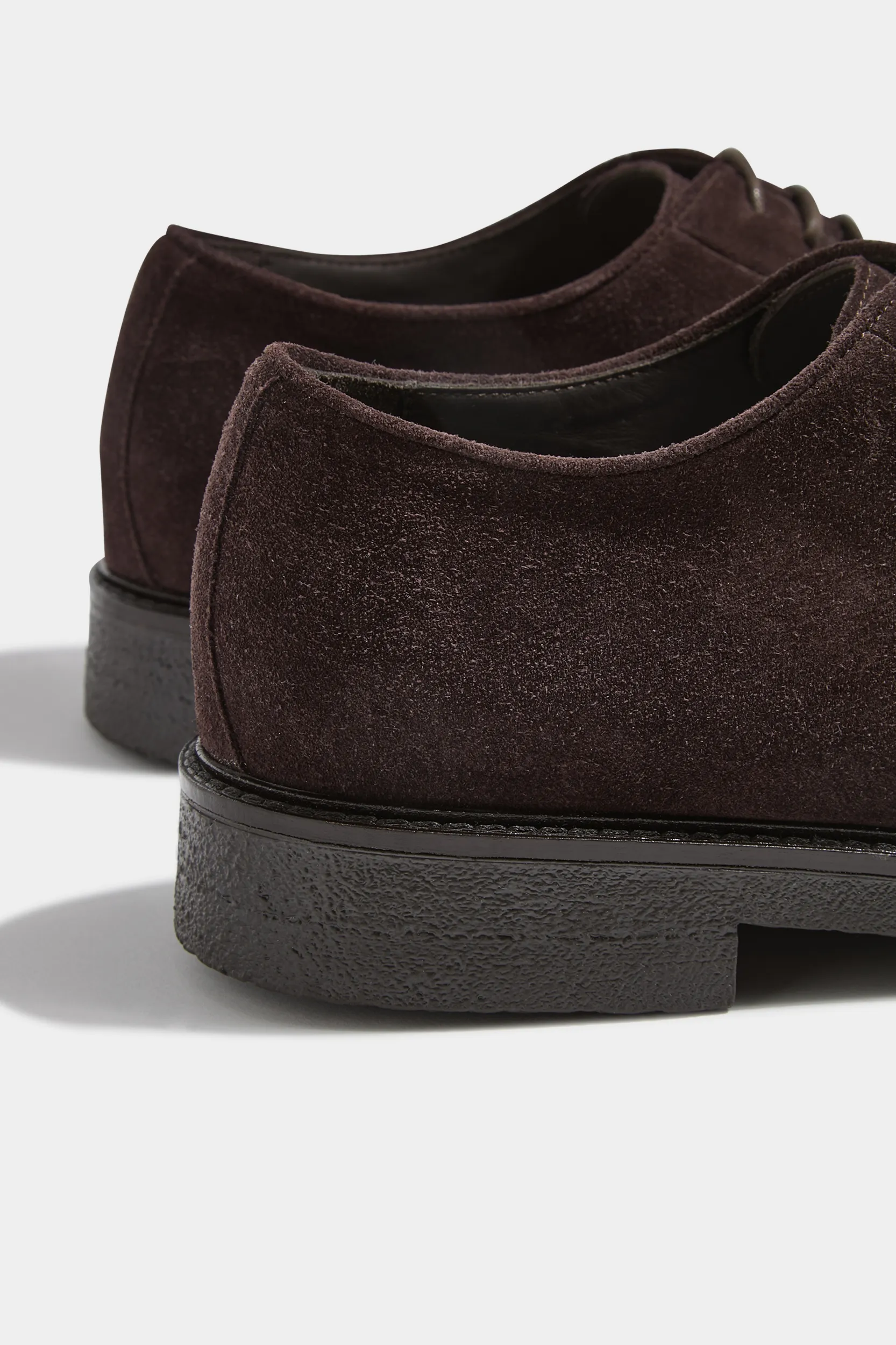 Brown suede Derby - Made in Italy - Image 4