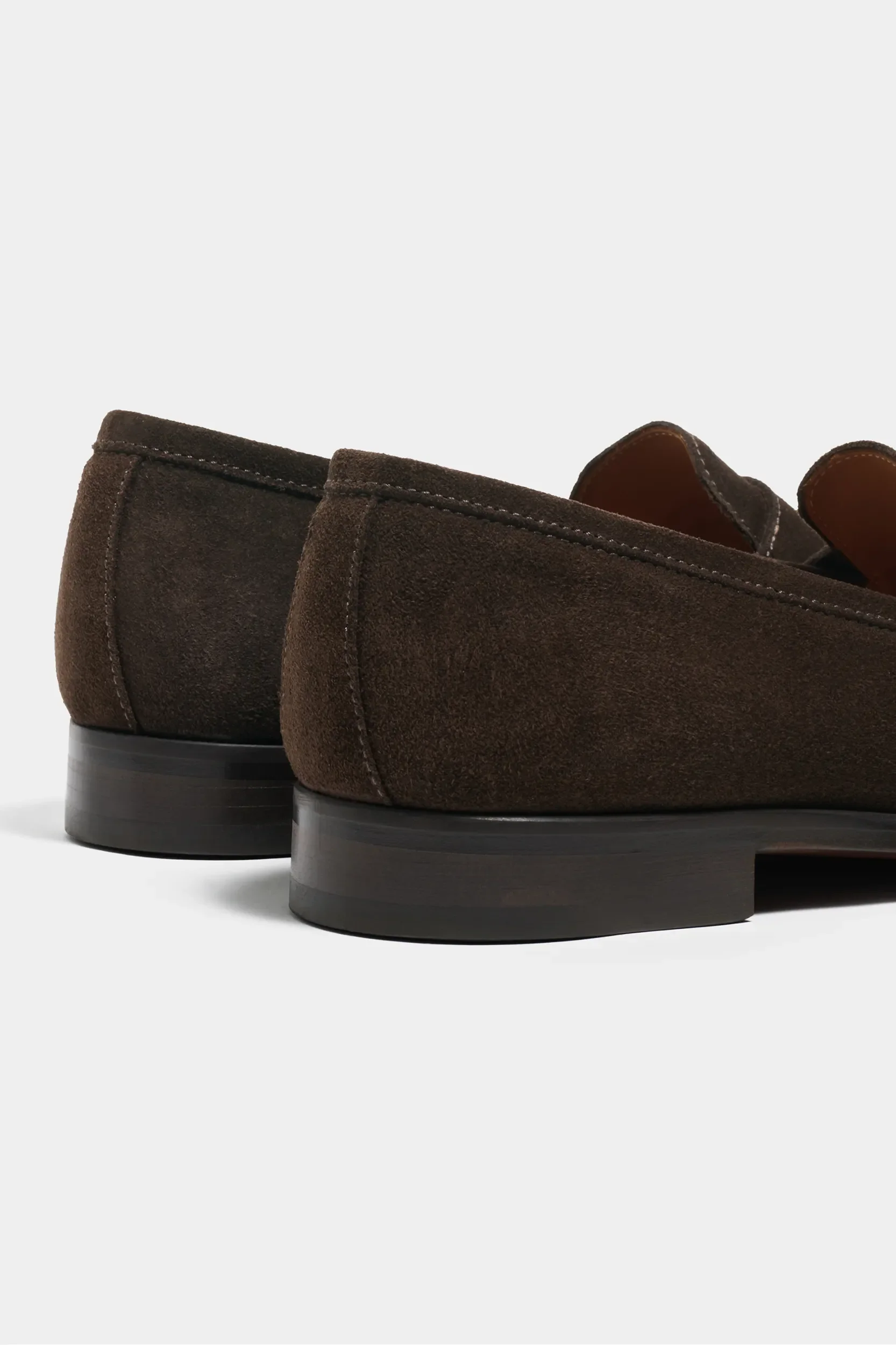 Brown suede penny loafers - Made in Italy - Image 4