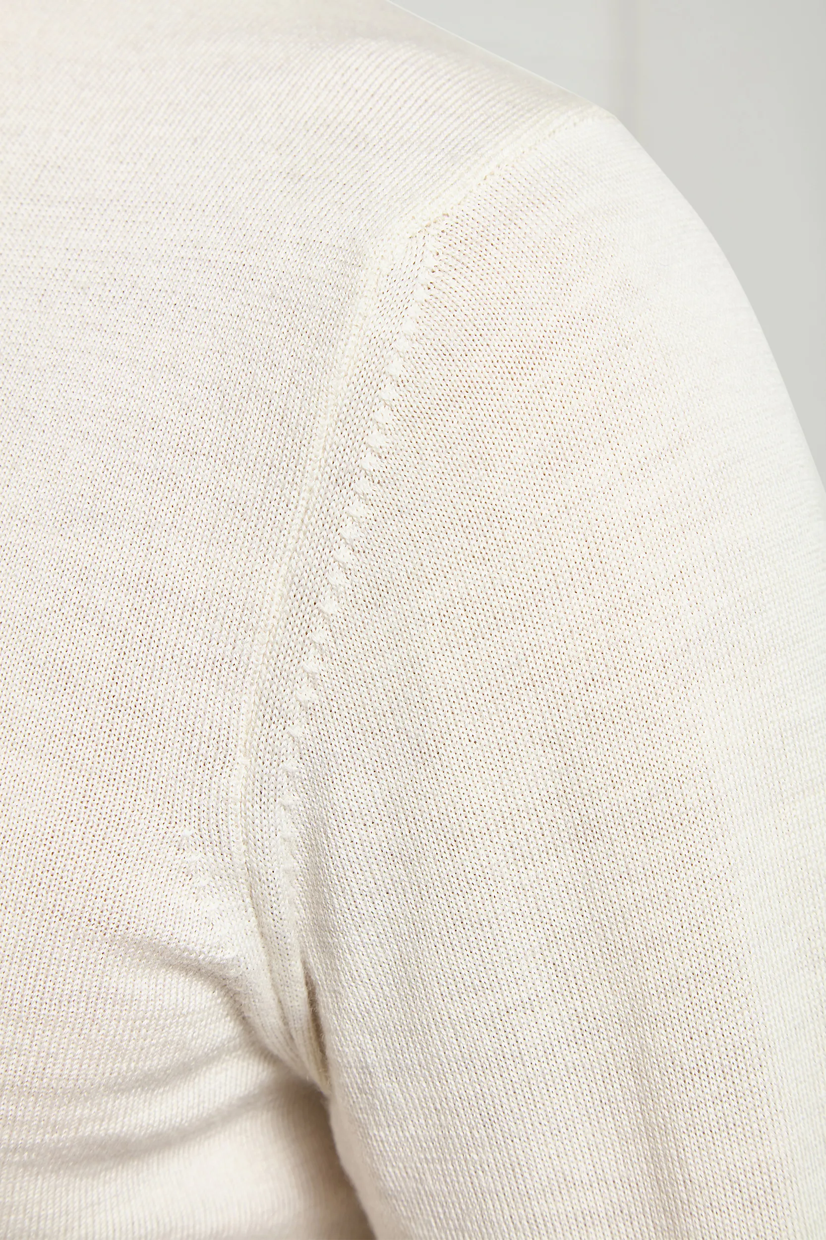 Cream Merino Turtleneck – Made in Italy - Image 3