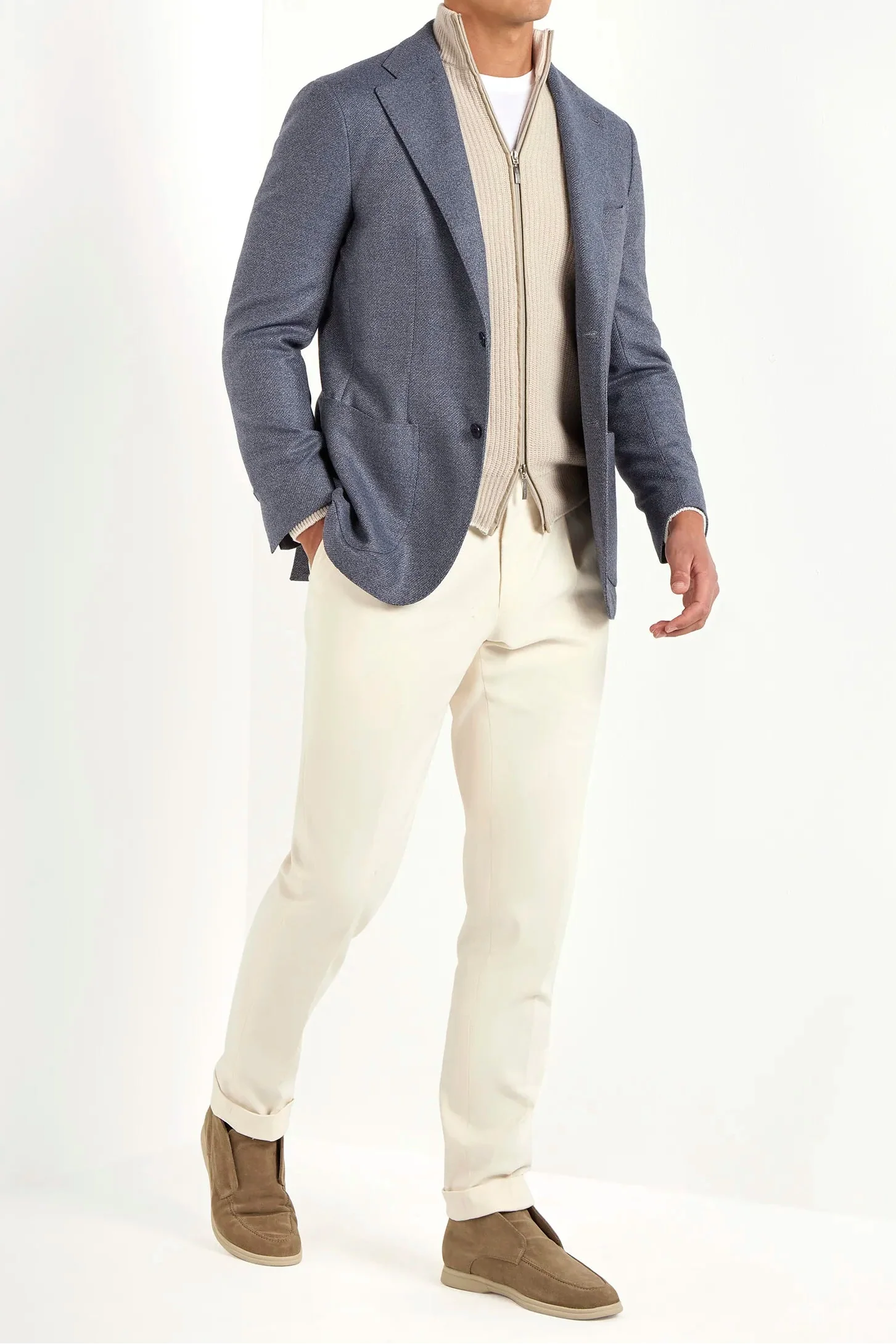 Dusty blue jacket - Made in Italy - Image 3