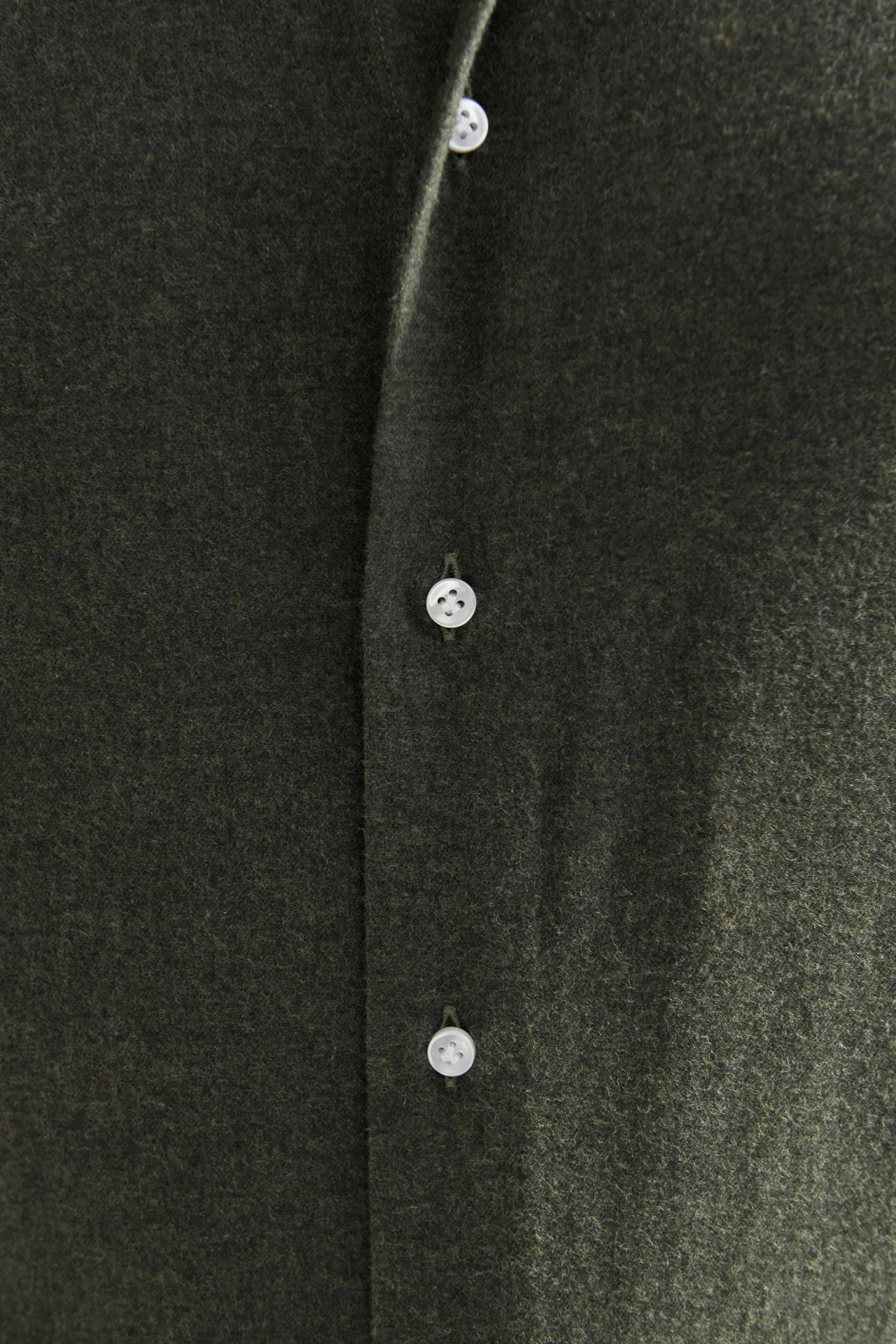 Green Shirt - Flannel Touch - Made in Italy - Image 5