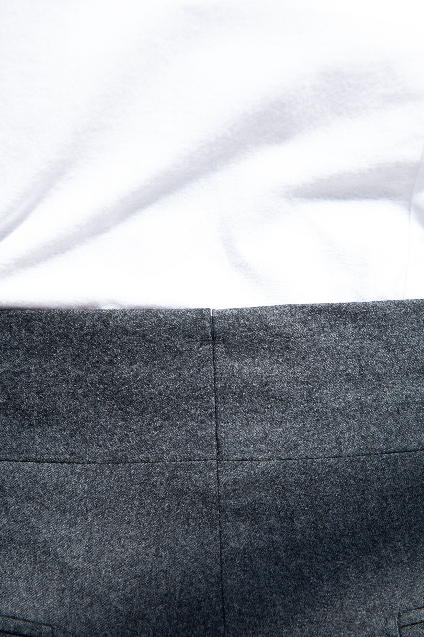Grey flannel Limited Edition trousers - Made in Italy - Image 4