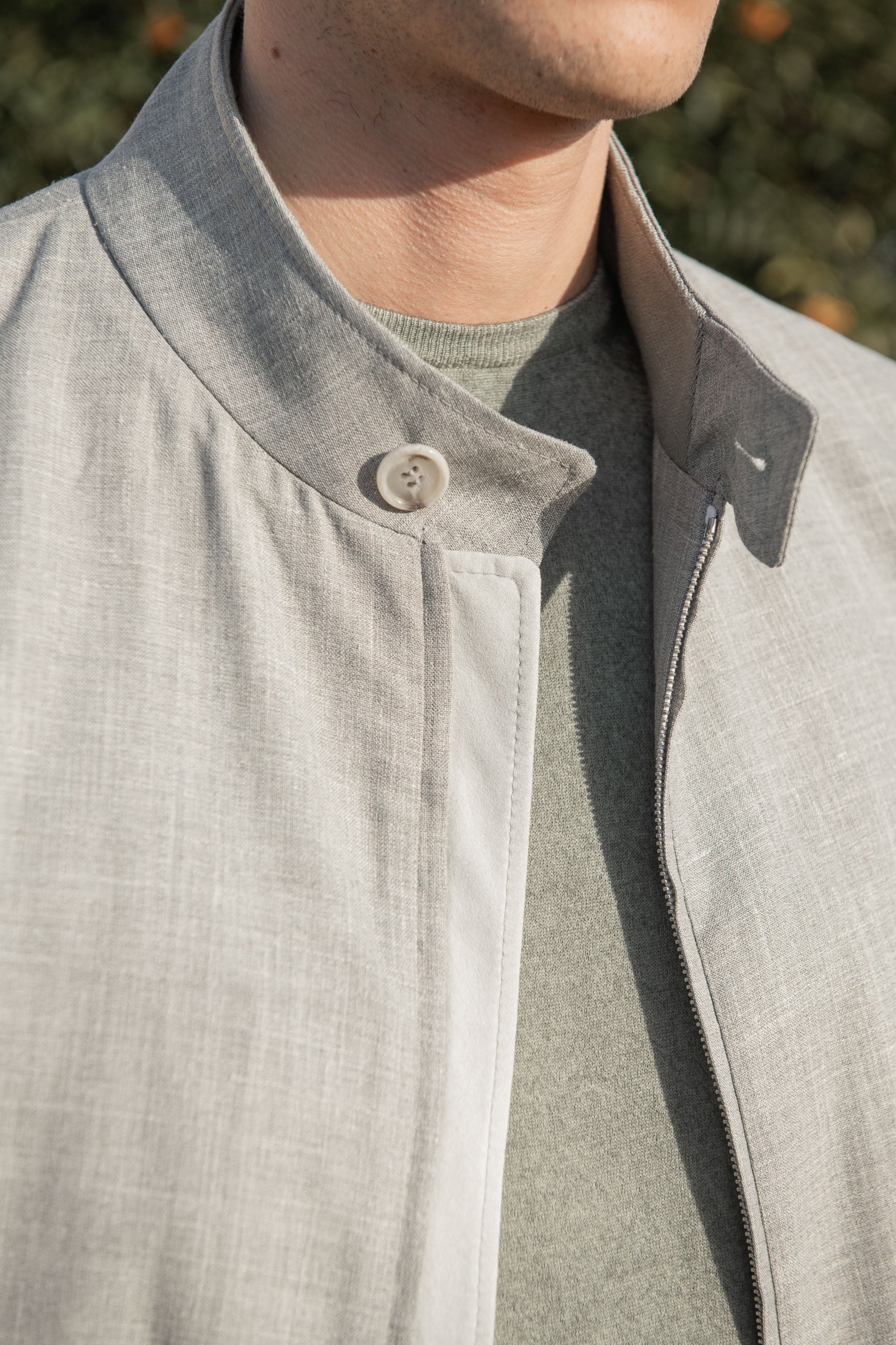 Grey short jacket – Made in Italy - Image 4