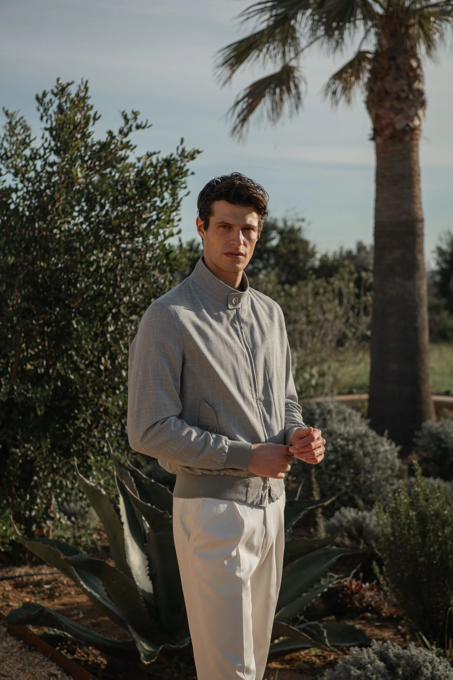 Grey short jacket – Made in Italy - Image 5
