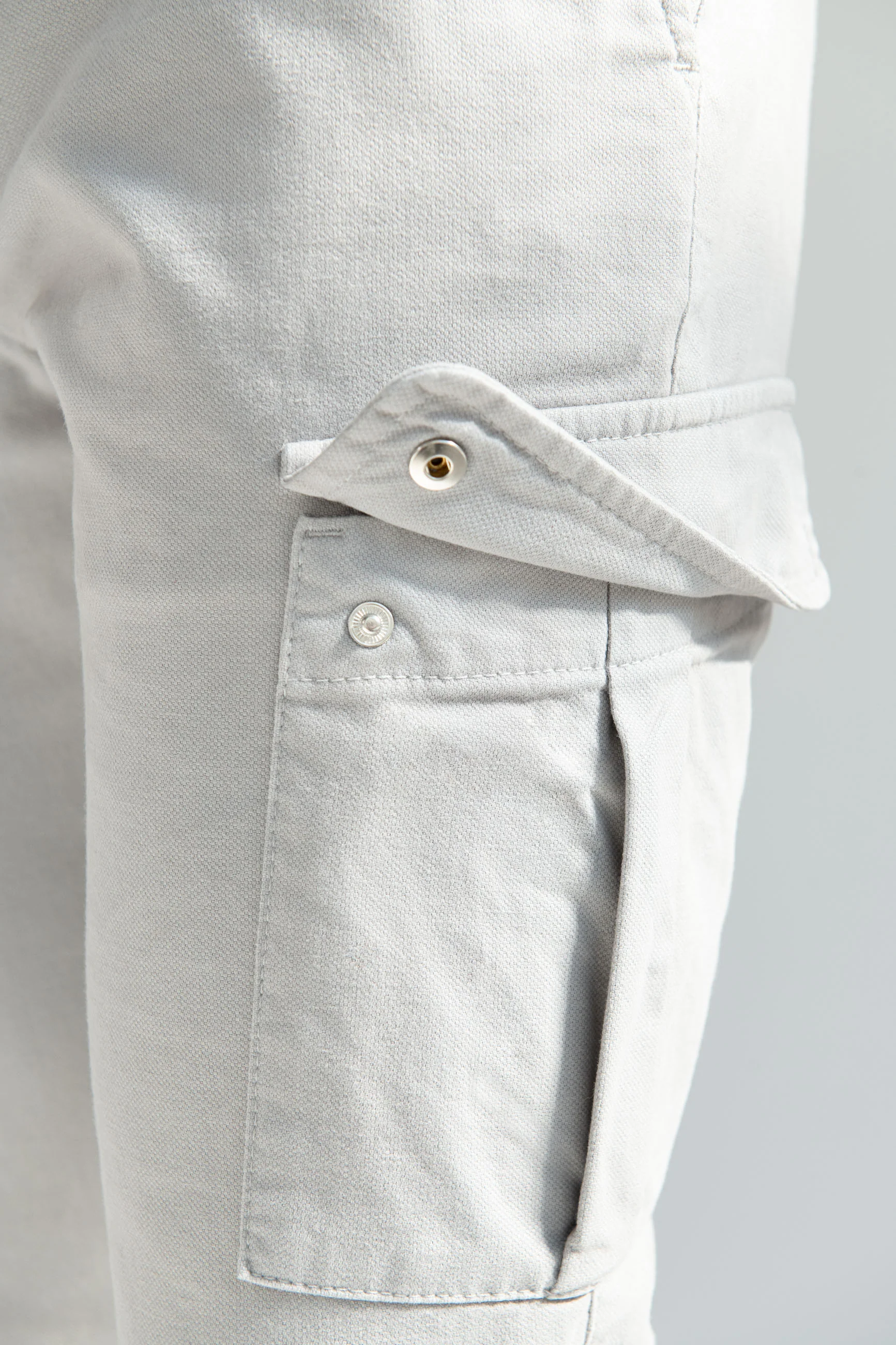 Grey stretch canvas cargo - Made in Italy - Image 5