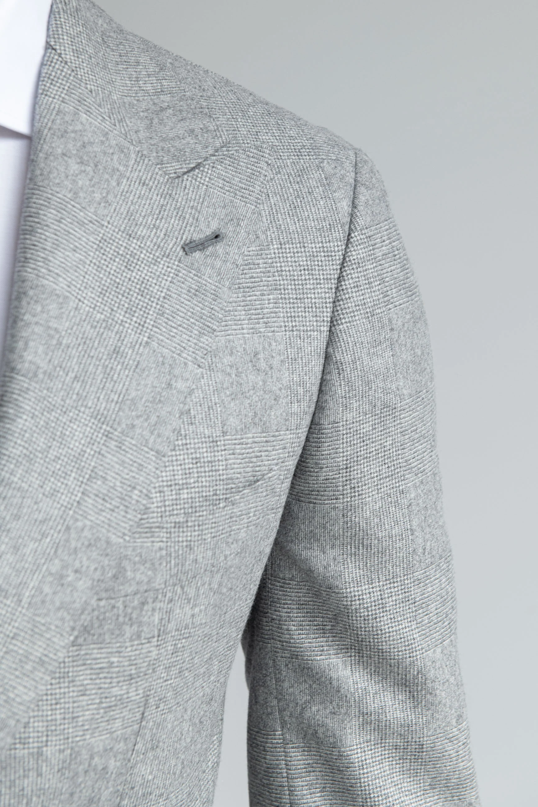 Grey Prince of Wales suit "Soragna Capsule Collection" - Made in Italy - Image 2