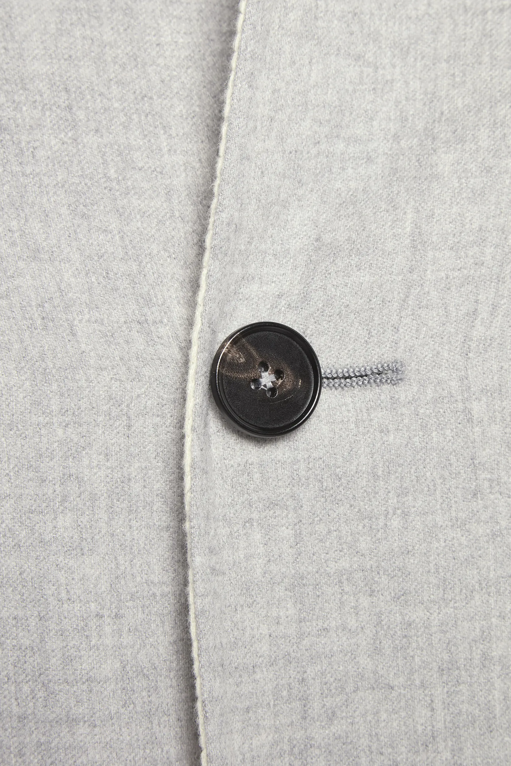 Light grey and white reversible coat - Made in Italy - Image 4