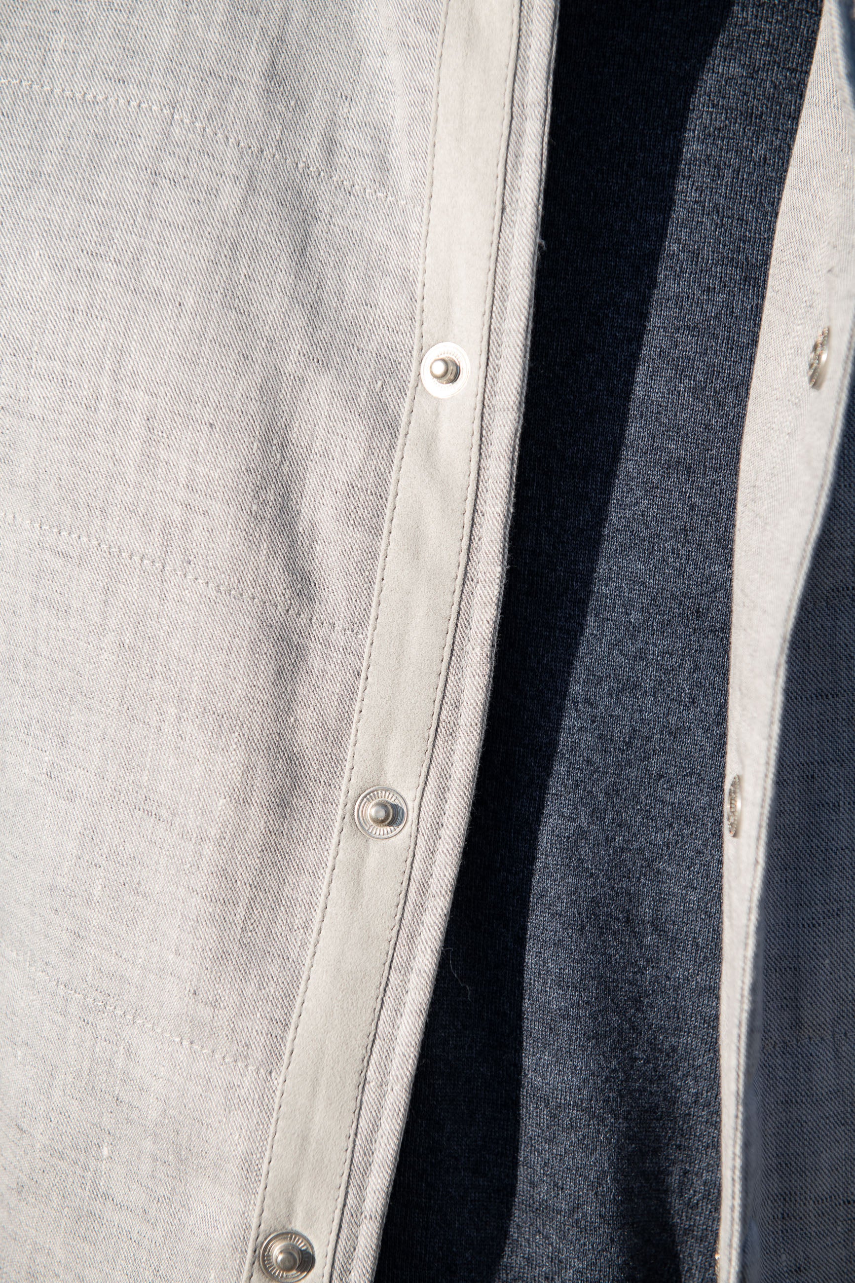 Chalk grey linen vest – Made in Italy - Image 5