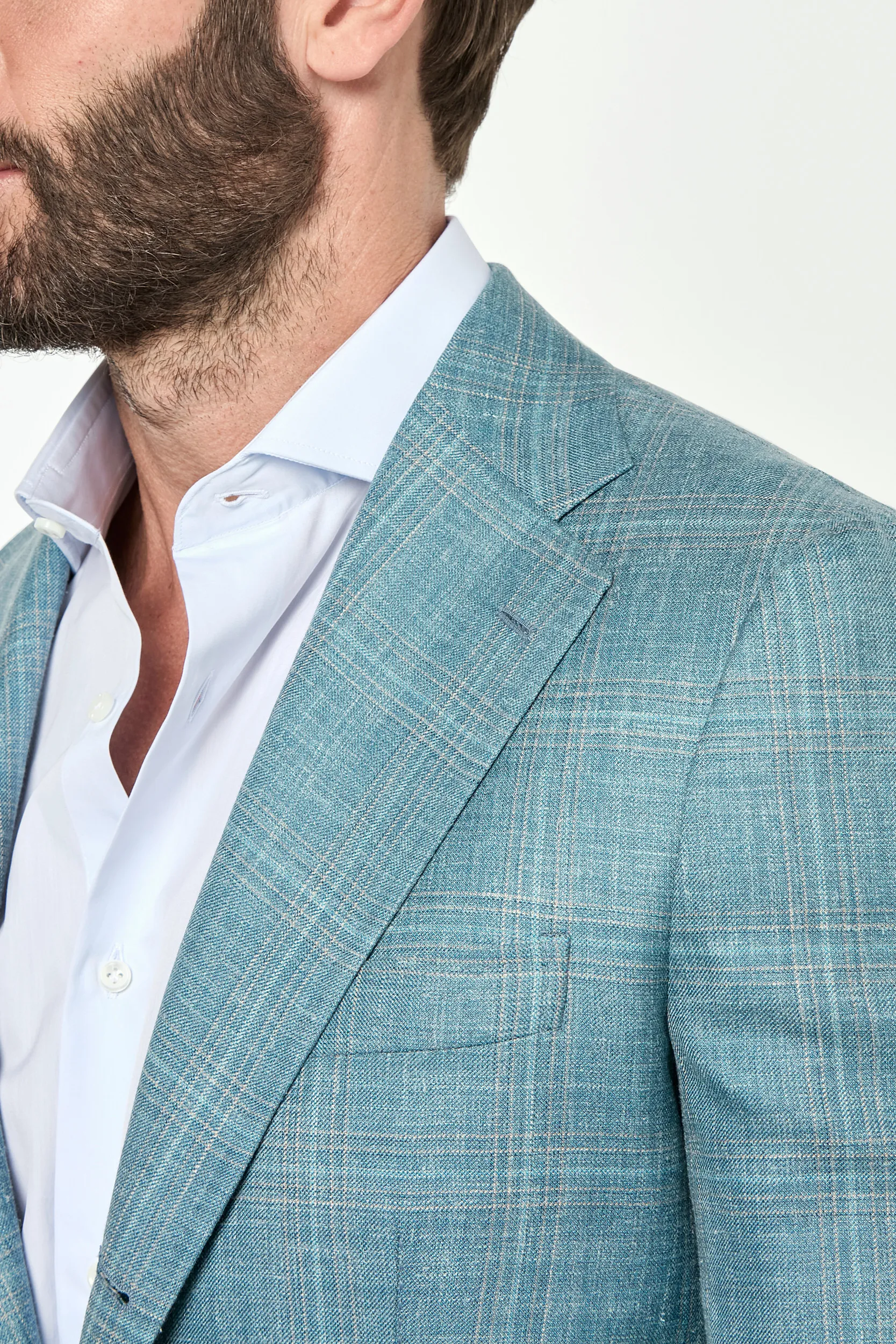 Light teal Neapolitan jacket - Made in Italy - Image 4