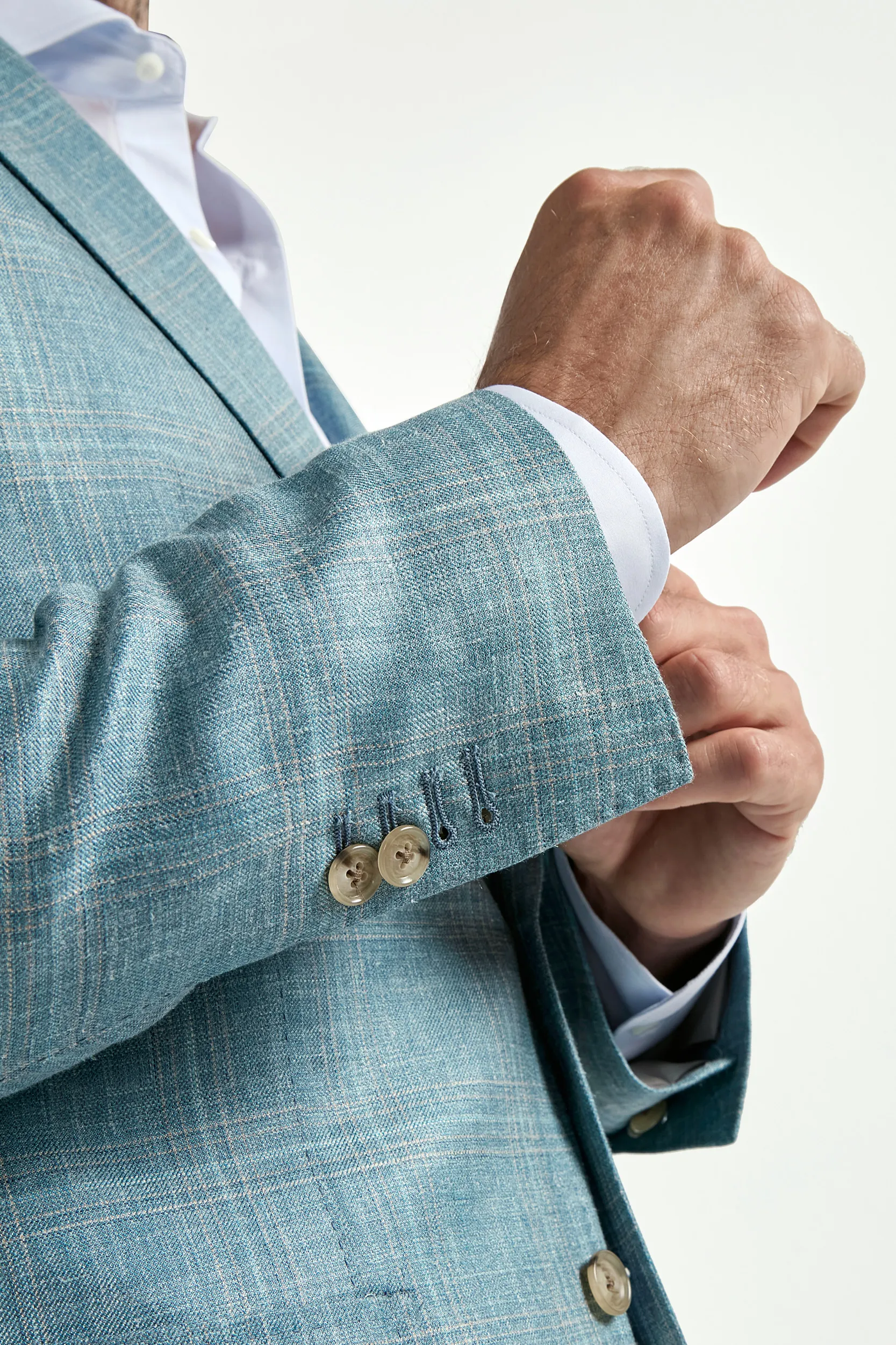 Light teal Neapolitan jacket - Made in Italy - Image 6