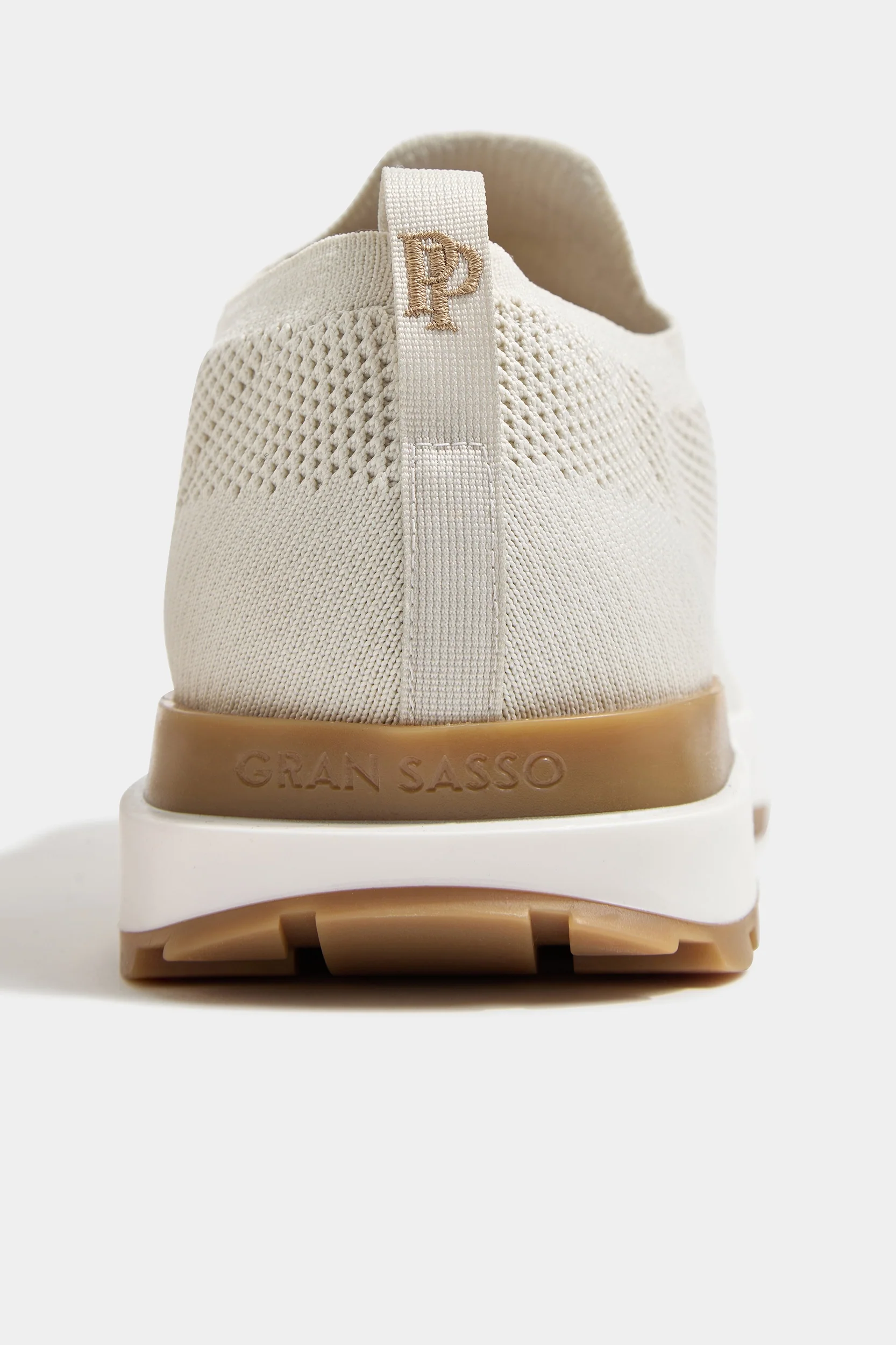 Off-white knitted sneakers - Made In Italy - Image 2