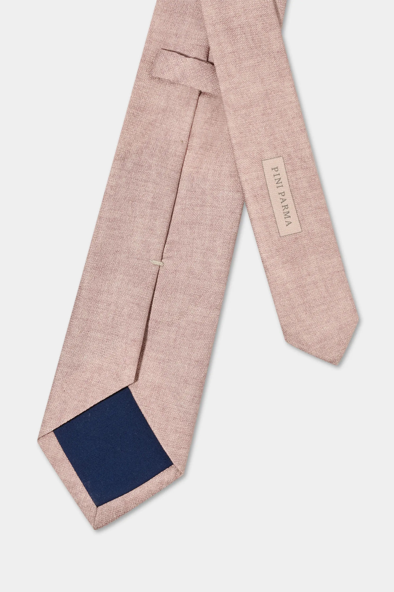 Old rose printed silk tie - Made in Italy - Image 4
