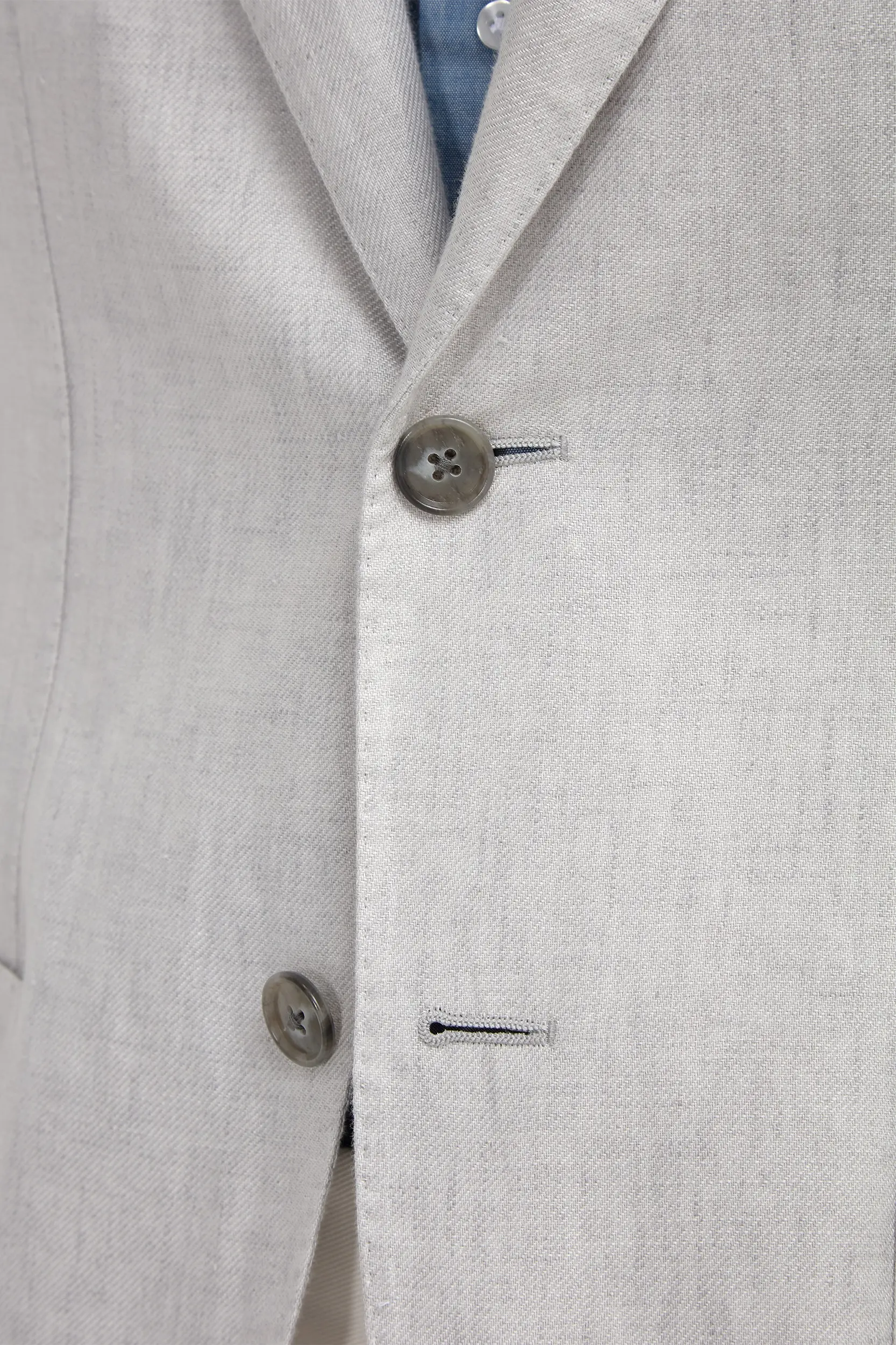 Stone linen jacket - Made in Italy - Image 3