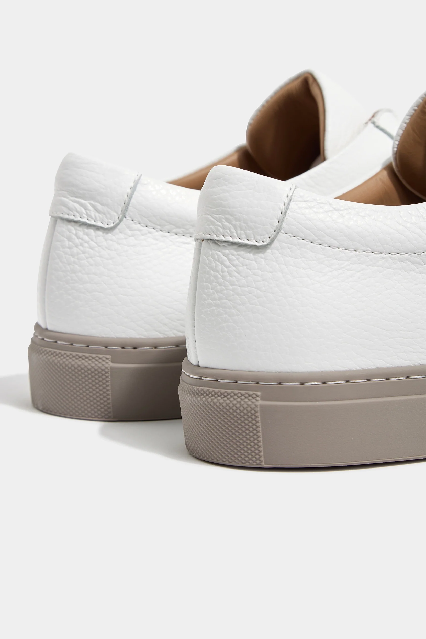 White leather sneakers - Made In Italy - Image 2