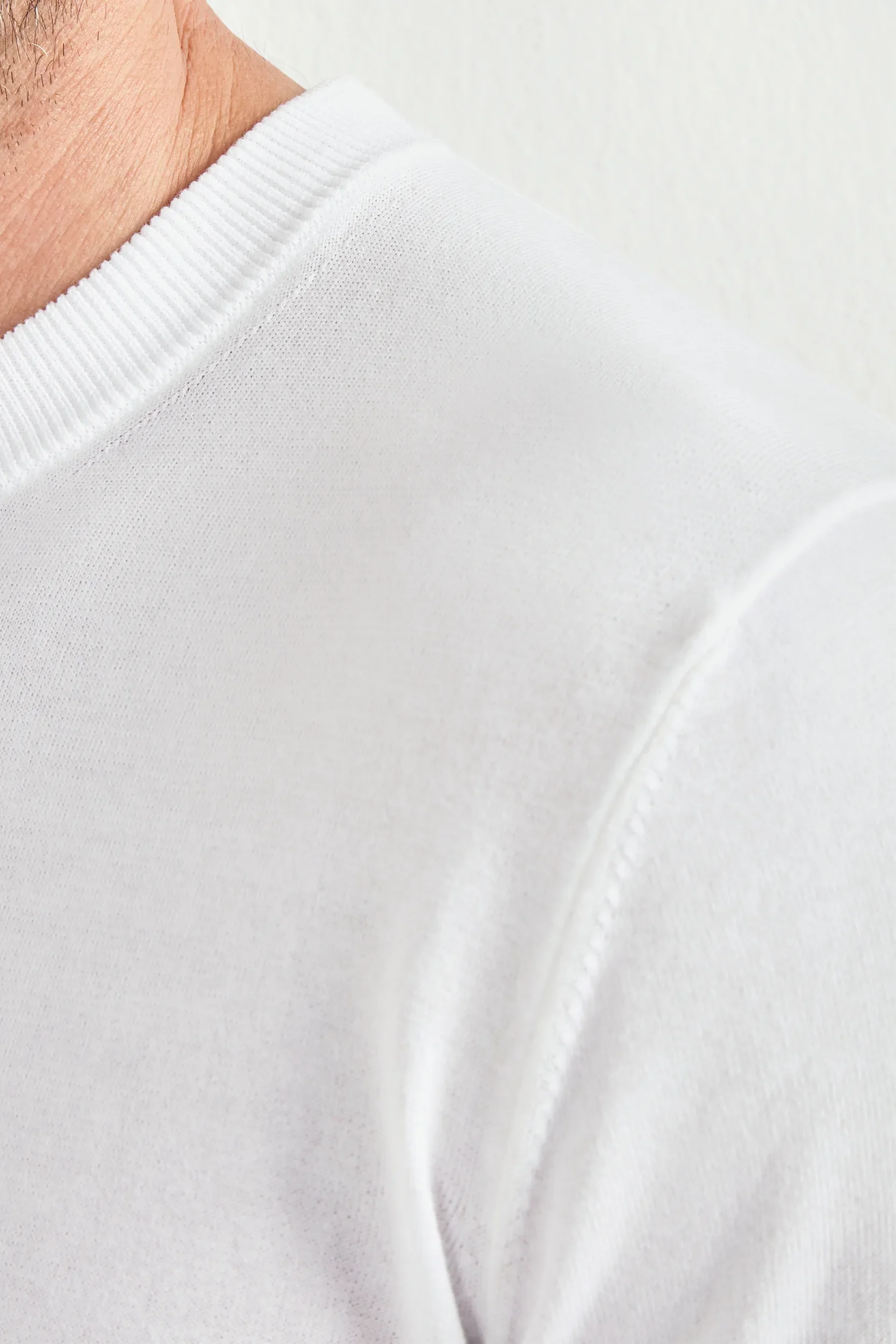 White high neck t-shirt - Made in Italy - Image 2