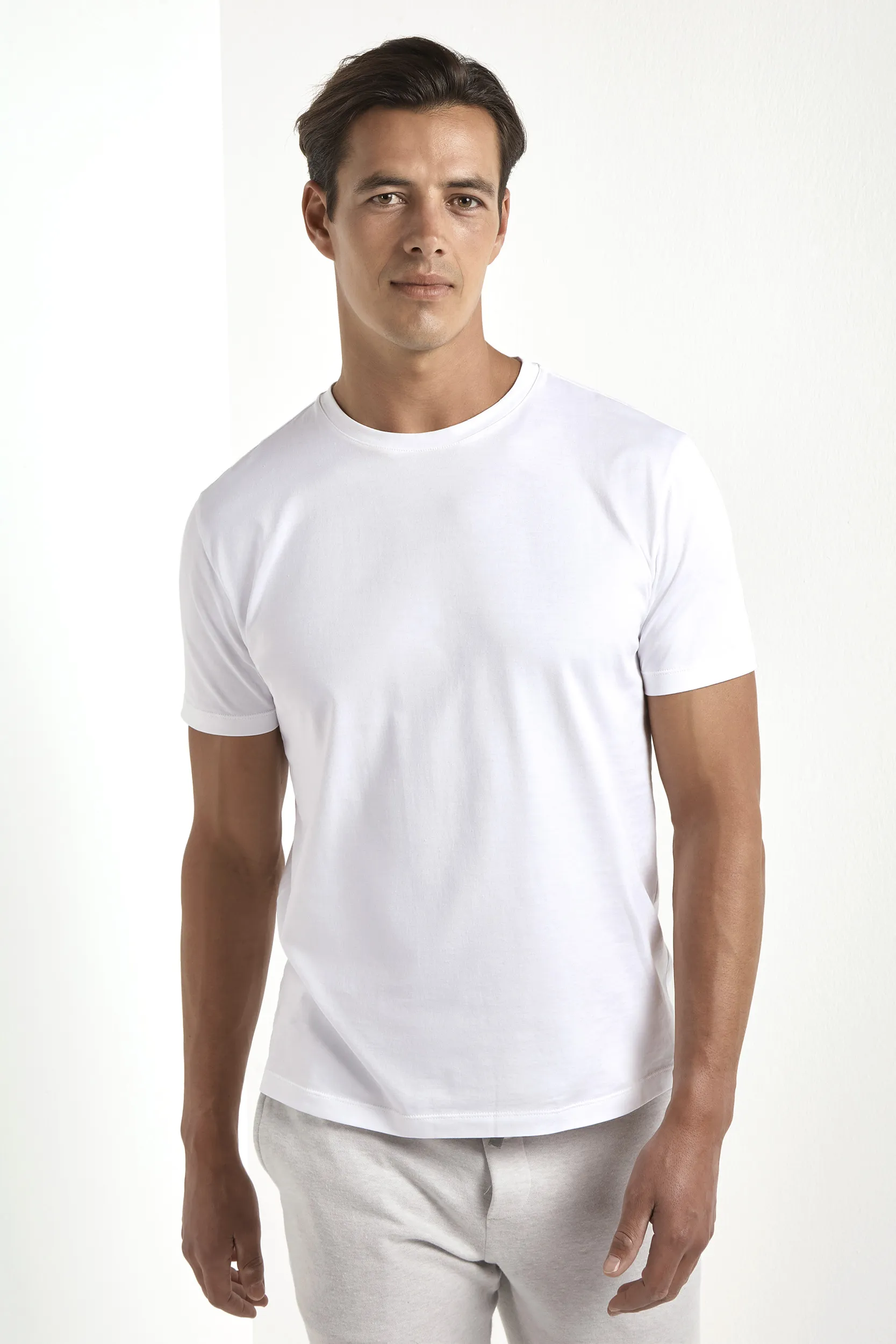 White jersey t-shirt - Made in Italy