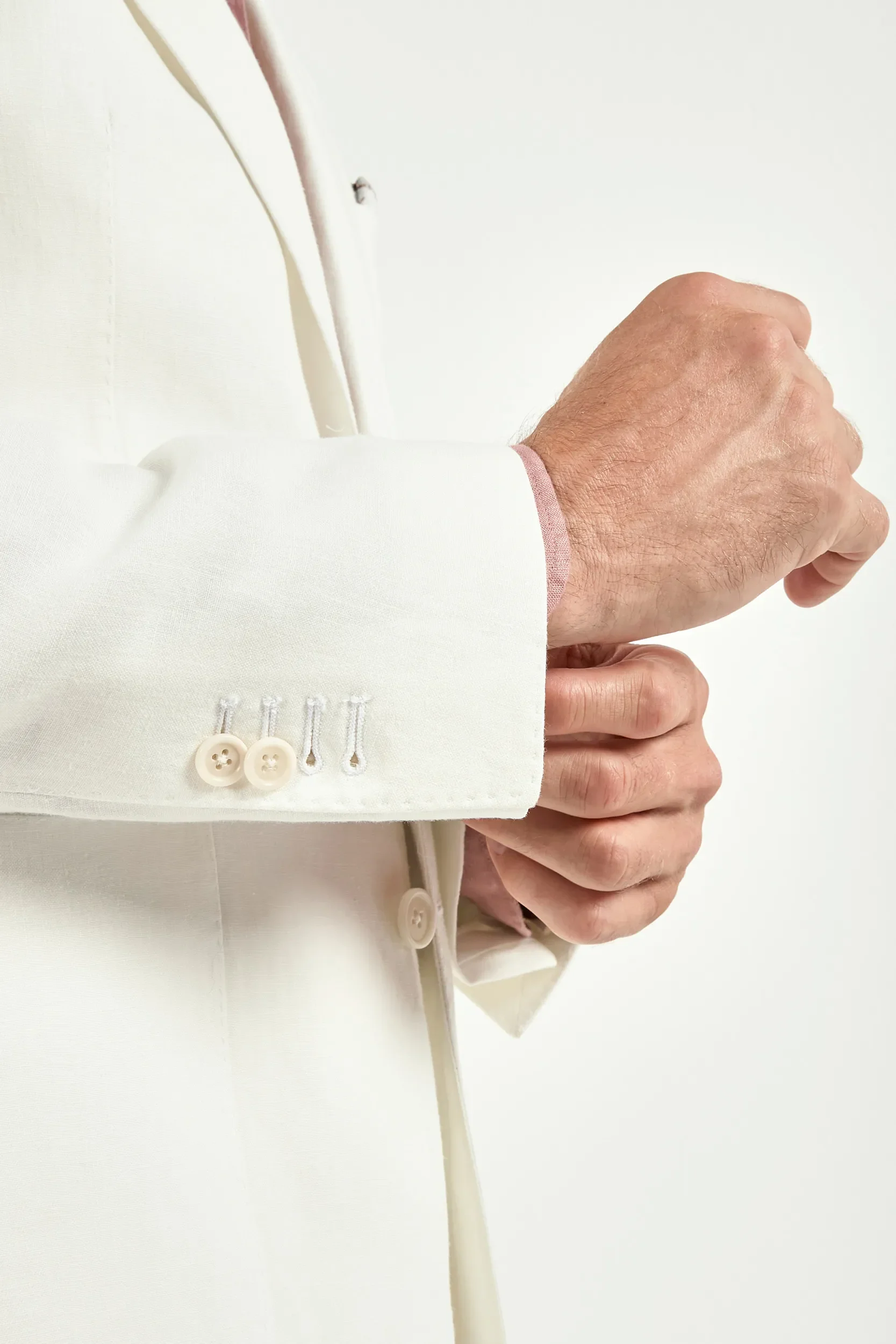 White linen jacket - Made in Italy - Image 5