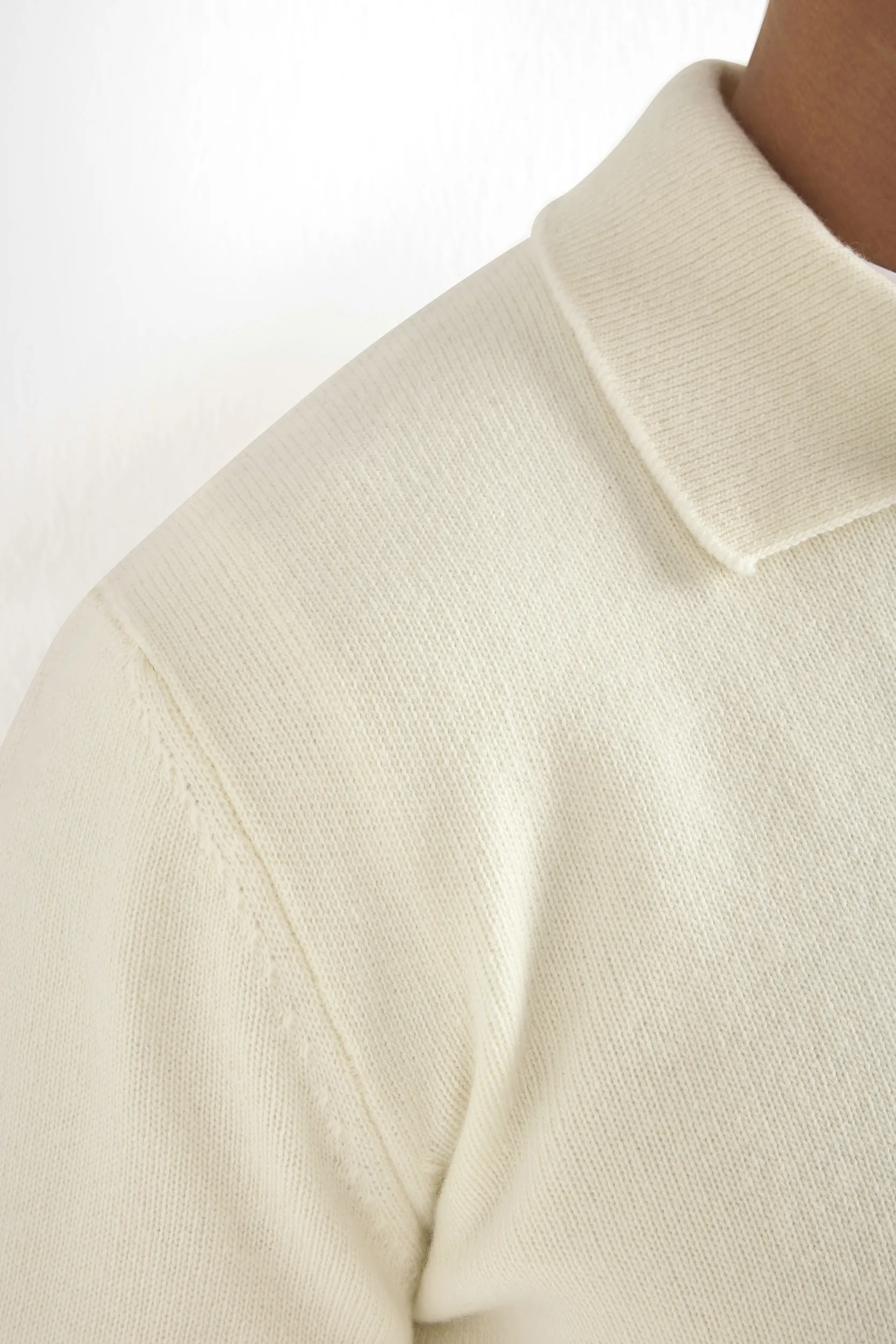 White wool polo - Made in Italy - Image 2