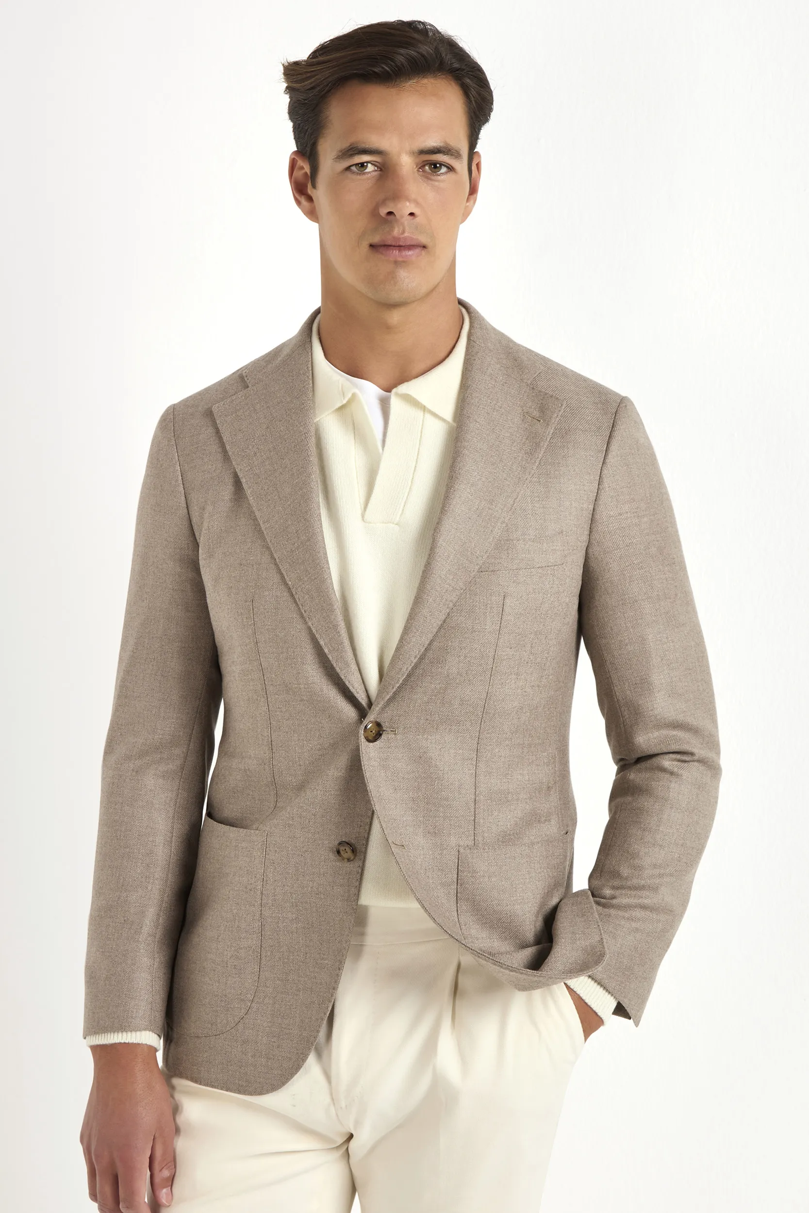 White wool polo - Made in Italy - Image 4